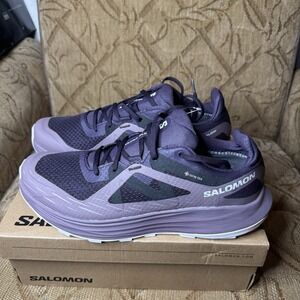 Salomon Ultra Flow Gore-Tex Women's Size 10.5 Sneakers Running Shoes Purple NWT!
